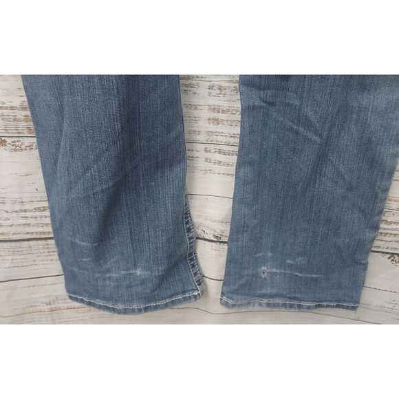 Ariat Jeans Woman Size 31XL R.E.A.L. Mid Rise Stretch Whipstitch Boot Cut Jean - Picture 10 of 13